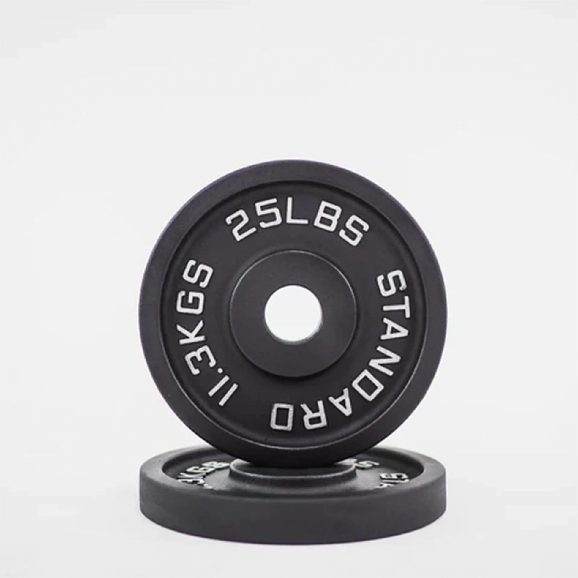 2'' Old School Single-Sided Black Iron Weight Plates (240 LB)