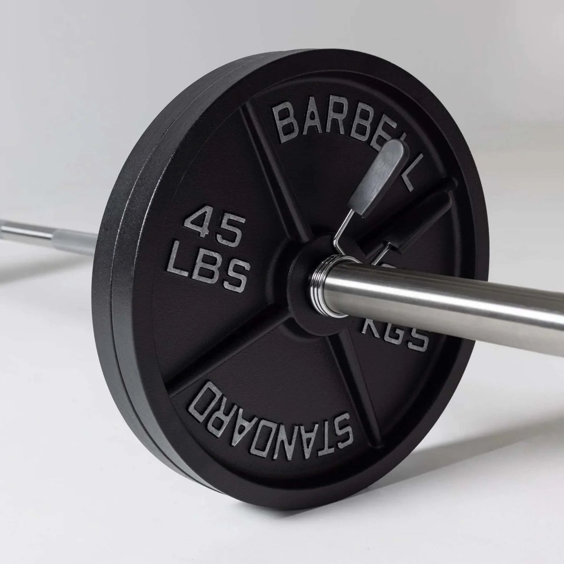 2'' Old School Single-Sided Black Iron Weight Plates (240 LB)